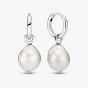 PANDORA Freshwater Cultured Baroque Pearl Dropper Earrings 299426C01