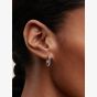 PANDORA Silver & Cubic Zirconia Mini Hoop Earrings 294649C01