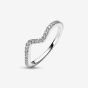 PANDORA Silver Sparkling Wave Ring 192539C01