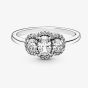 PANDORA Silver Three Stone Vintage Ring 190049C01
