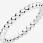 PANDORA Sterling Silver Beaded Ring 190615