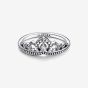 PANDORA Sterling Silver Regal Beaded Tiara Ring 192233C01