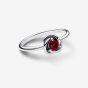 PANDORA Silver January Birthstone Circle Ring 192993C01