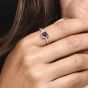 PANDORA Silver January Birthstone Circle Ring 192993C01