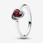 PANDORA Silver July Birthstone Circle Ring 192993C07