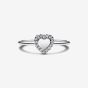 PANDORA Sterling Silver Heart Halo Ring 193801C01