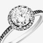 PANDORA Sterling Silver Round Sparkle Ring 196250CZ