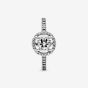 PANDORA Sterling Silver Round Sparkle Ring 196250CZ