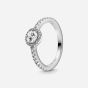 PANDORA Silver Classic Sparkle Halo Ring 198864C01