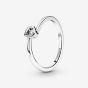 PANDORA Sterling Silver Tilted Heart Ring 199267C02