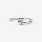 PANDORA Sterling Silver Tilted Heart Ring 199267C02