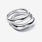 PANDORA Silver Shaped Stacking Ring Set 193264C00