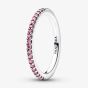 PANDORA Sparkling Pink Band Ring 192999C02