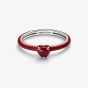 PANDORA ME Red Chakra Heart Ring 193088C05