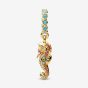 PANDORA 14ct Gold Plated Crystal Seahorse Charm 763895C01
