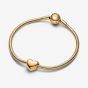 PANDORA 14ct Gold Plated Be Love Heart Charm 763439C00