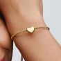 PANDORA 14ct Gold Plated Be Love Heart Charm 763439C00
