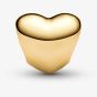PANDORA 14ct Yellow Gold Plated Heart Charm 763998C00