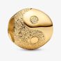PANDORA 14ct Yellow Gold Plated Textured Yin And Yang Charm 764045C00