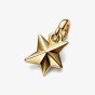 PANDORA ME 14ct Yellow Gold Plated Faceted Star Dangle Charm 762299C01