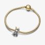 PANDORA Marvel Sterling Silver & 14ct Yellow Gold Plated Loki Charm 762764C01