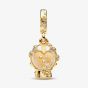 PANDORA 14ct Yellow Gold Cubic Zirconia Heart Snow Globe Charm 762825C01
