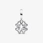 PANDORA Sterling Silver Lab Grown Diamond Four Leaf Clover Charm 763624C01