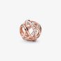 PANDORA 14ct Rose Gold Plated Openwork Abstract Charm 781388CZ