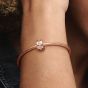PANDORA 14ct Rose Gold Plated Sparkling Row Clip Charm 781972CZ