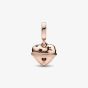 PANDORA 14ct Rose Gold Plated Festive Bell Dangle Charm 782376C00