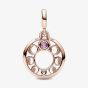 PANDORA ME 14ct Rose Gold Plated Opal Lunar Phases Medallion Charm 782806C01