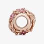 PANDORA 14ct Rose Gold Plated Openwork Pink Daisy Charm 788772C01