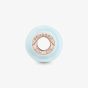 PANDORA 14ct Rose Gold Plated Matte Blue Murano Glass Charm 789420C00