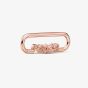 PANDORA ME 14ct Rose Gold Plated Styling Peace Link Connector 789698C00