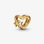PANDORA 14ct Gold Plated Family Heart & Star Charm 762829C00