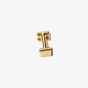 PANDORA 14ct Gold Plated Letter I Alphabet Charm 763955C00