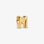 PANDORA 14ct Gold Plated Letter M Alphabet Charm 763959C00
