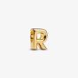 PANDORA 14ct Gold Plated Letter R Alphabet Charm 763964C00