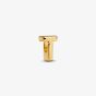PANDORA 14ct Gold Plated Letter T Alphabet Charm 763966C00