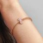 PANDORA 14ct Rose Gold Plated Pink Daisy Spacer Clip Charm 788809C01