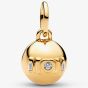 PANDORA 14ct Gold Plated Mom Ball Clasp Charm 764457C01