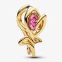 PANDORA 14ct Gold Plated Tulip Openwork Charm 764555C01