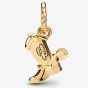 PANDORA 14ct Gold Plated Disney Pixar Toy Story Woody Cowboy Boot Charm 764606C01
