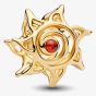 PANDORA 14ct Gold-plated Sun Openwork Charm 764625C01