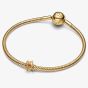 PANDORA 14ct Gold-plated Sun Openwork Charm 764625C01