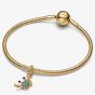 PANDORA 14ct Gold-Plated Crab Dangle Charm 764684C01