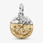 PANDORA 14ct Yellow Gold Plated Sterling Silver Crystal Sagittarius Zodiac Medallion Charm 764988C01