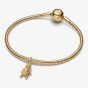 PANDORA Disney 14ct Yellow Gold Plated Winnie The Pooh Dangle Charm 765094C00