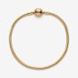 PANDORA Moments 14ct Gold Plated Snake Chain Bracelet 568748C00