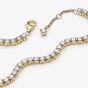 PANDORA 14ct Gold Plated Sparkling Tennis Bracelet 561469C01